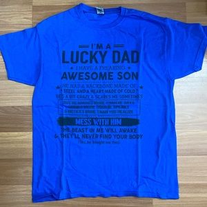 Funny I’m a Lucky Dad T shirt